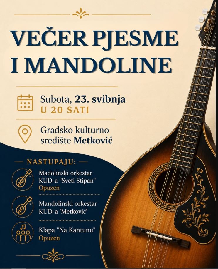 VEČER PJESME I MANDOLINE